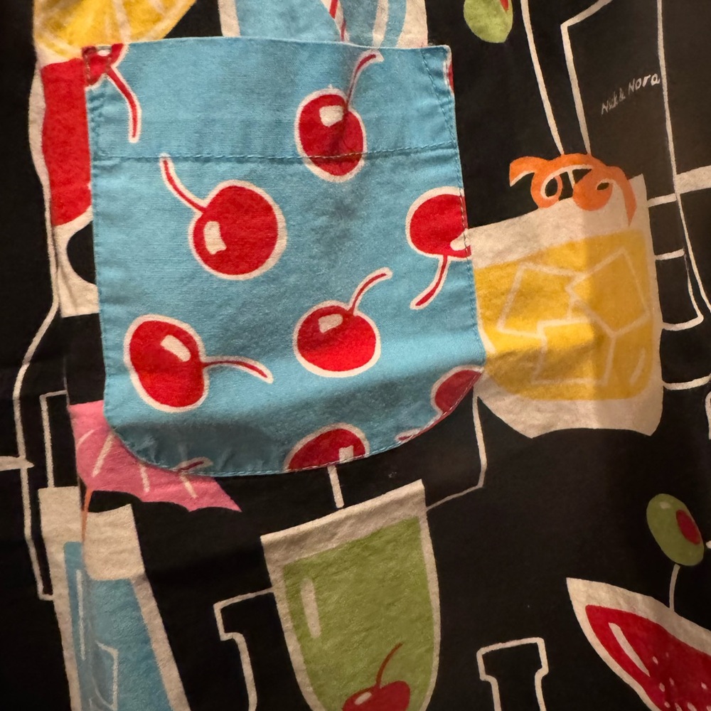 Colorful Cocktail Print Pants - Picture 6 of 8
